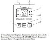 VAPOR-PROOF KS-120 CONTROL PAD FOR TURKU TK STEAM GENERATOR